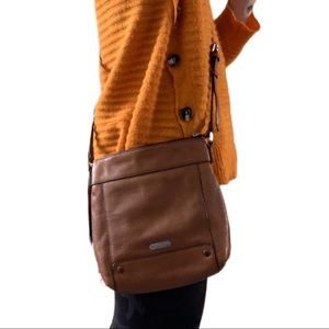 Vince Camuto Purse Leather Crossbody Shoulder Bag